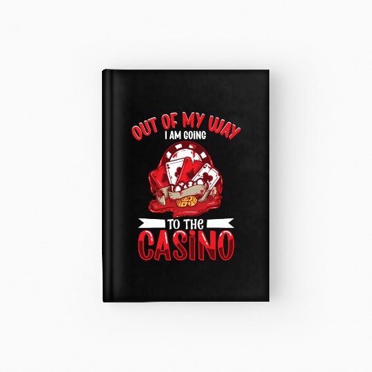 Poker Casino Poker Player Gambling Roulette Hardcover Journal