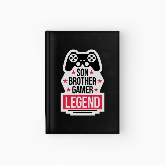 son brother gamer legend Hardcover Journal