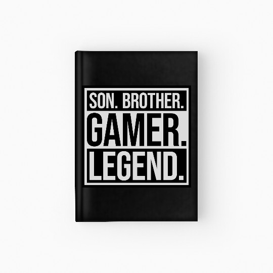 son brother gamer legend Hardcover Journal