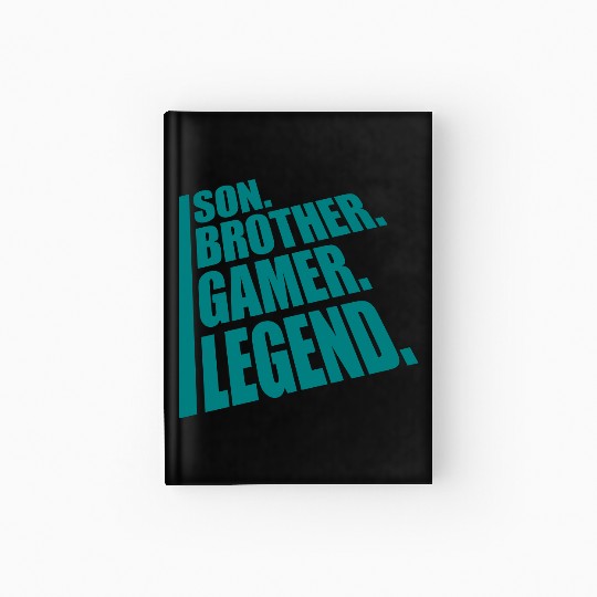son brother gamer legend Hardcover Journal
