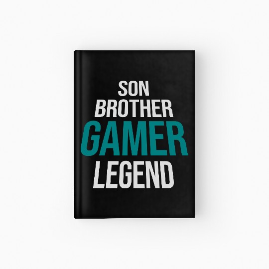 son brother gamer legend Hardcover Journal