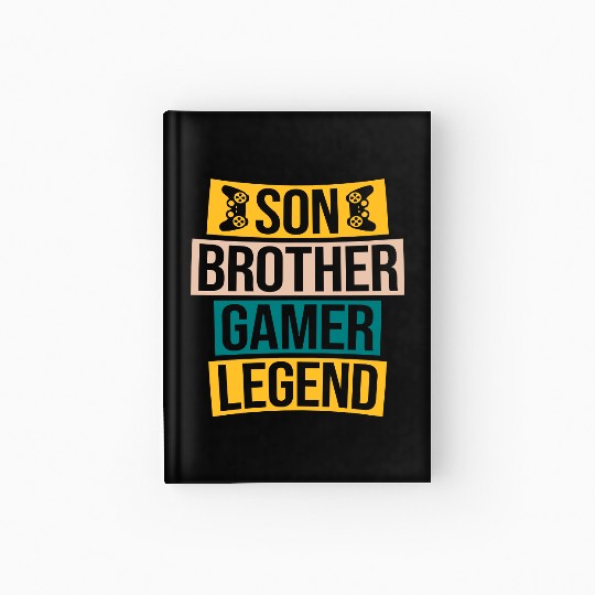 son brother gamer legend Hardcover Journal