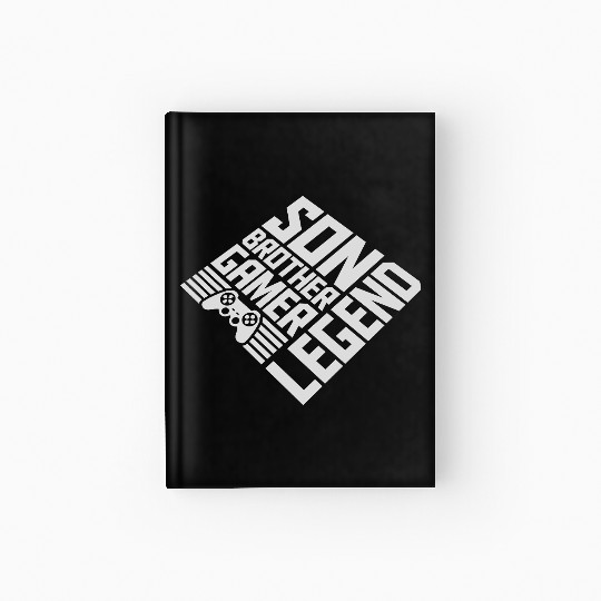 son brother gamer legend Hardcover Journal