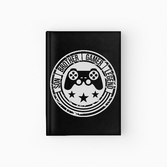 son brother gamer legend Hardcover Journal