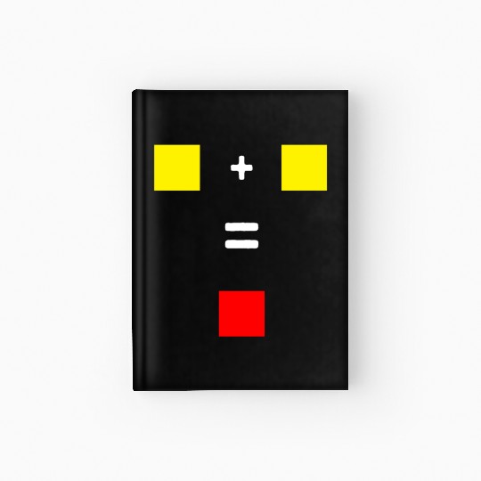 Soccer Yellow Red Card Referee Hardcover Journal