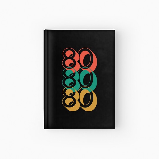 Retro 80s Hardcover Journal