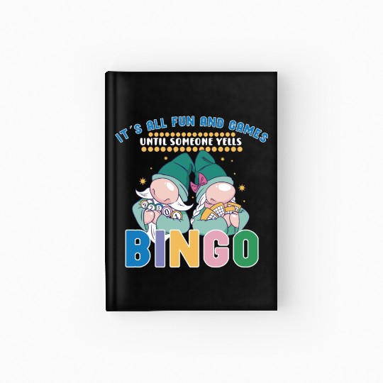 Bingo Card Game Grandma Bingo Player Bingo Cards Hardcover Journal