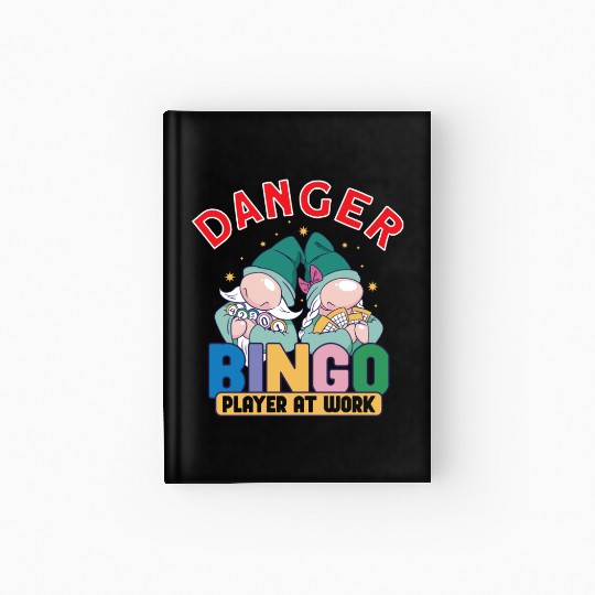 Bingo Card Game Grandma Bingo Player Bingo Cards Hardcover Journal