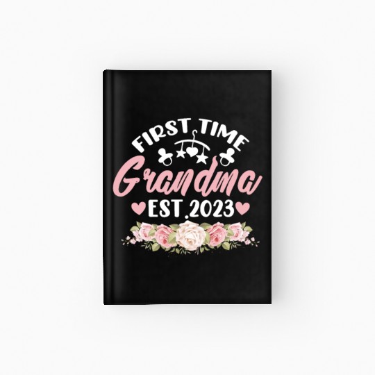 First Time Grandma Est. 2023 Hardcover Journal