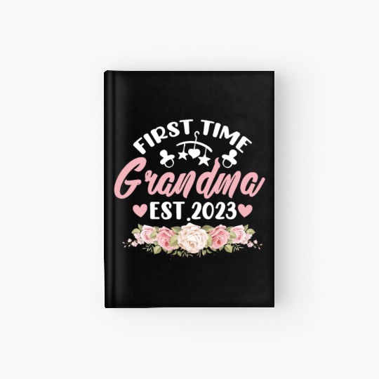 First Time Grandma Est. 2023 Hardcover Journal