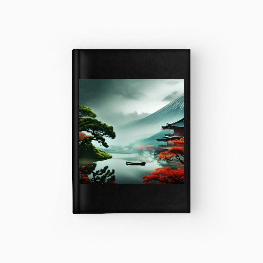 Aesthetic japan nature Hardcover Journal