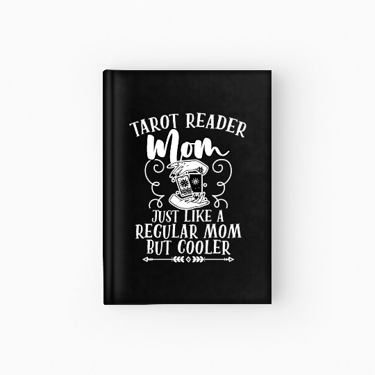Funny Tarot Reader Mom Definition Tarot Card Hardcover Journal