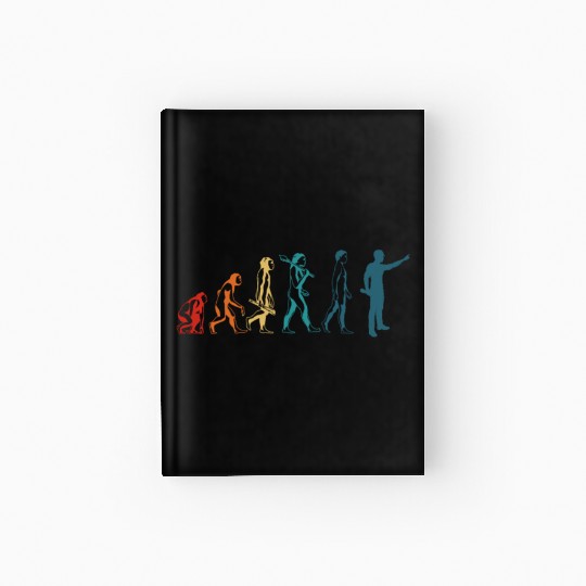 Engineer Evolution Funny College Of Engineering Hardcover Journal
