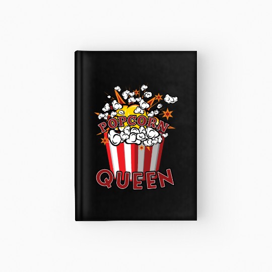 Movie Watching Cinema Popcorn Binge Watching Hardcover Journal