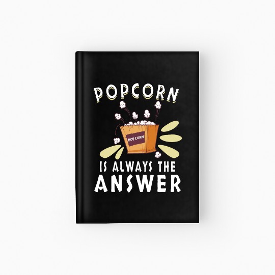 Movie Watching Cinema Popcorn Binge Watching Hardcover Journal