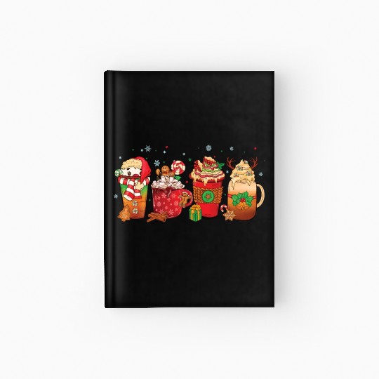 Hot Chocolate Cup Peppermint Mocha Hardcover Journal