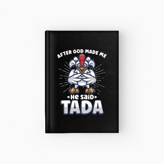 Chicken Farmer Gift Funny Chickens Country Farm Hardcover Journal