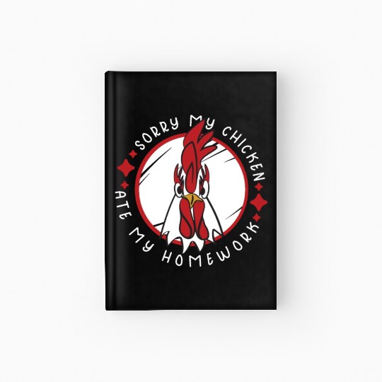 Chicken Farmer Gift Funny Chickens Country Farm Hardcover Journal