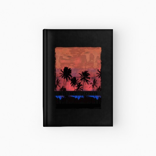 Saint John Caribbean Vacation Souvenir Beach Palm Hardcover Journal