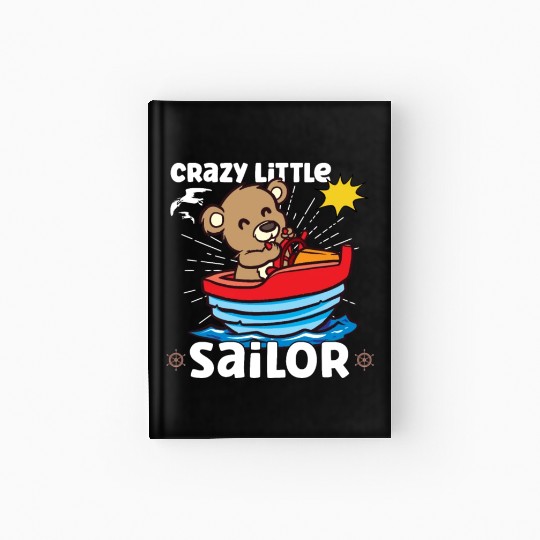 Sailing Sailboat Boating Kid Child Yacht Boat Hardcover Journal