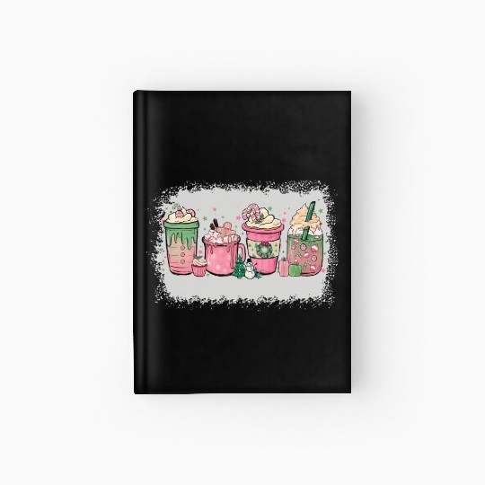 Hot Chocolate Cup Peppermint Mocha Hardcover Journal