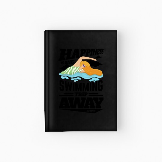 To swim Hardcover Journal