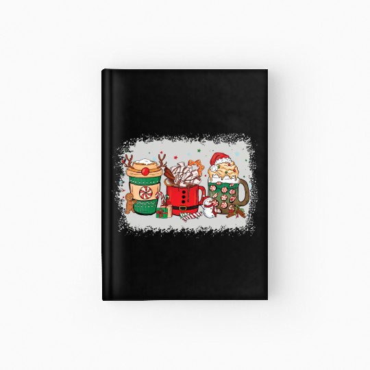 Christmas Hot Chocolate Cup Hardcover Journal