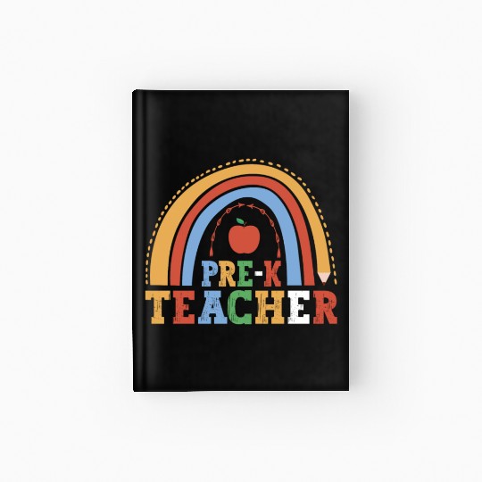 Pre-K Teacher 100th Day Of School Education Hardcover Journal