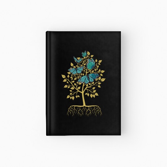 Butterfly Tree Beautiful Animal Butterflies Tree Hardcover Journal