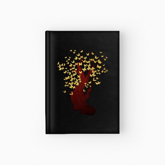 Butterfly Tree Beautiful Animal Butterflies Tree Hardcover Journal