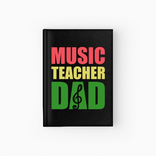 Music Teacher Hardcover Journal