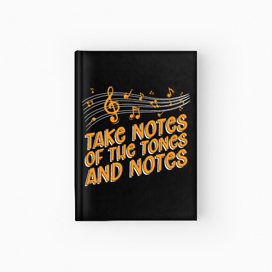 Music Teacher Notes Hardcover Journal