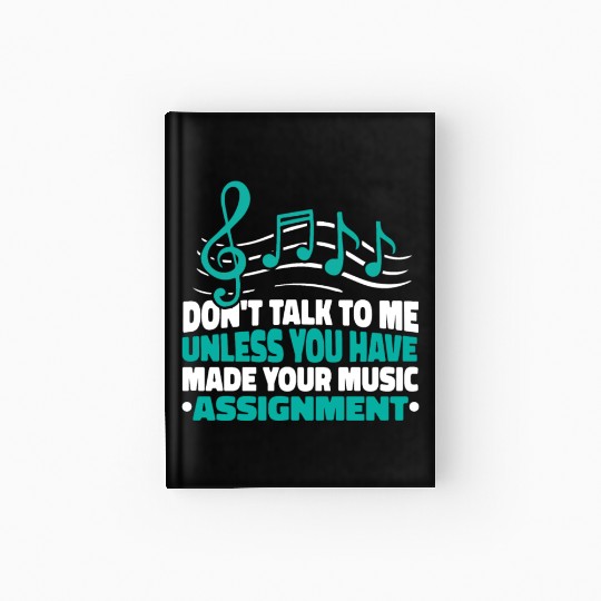 Music Teacher Notes Hardcover Journal