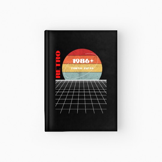 Retro 1986 Japan Hardcover Journal