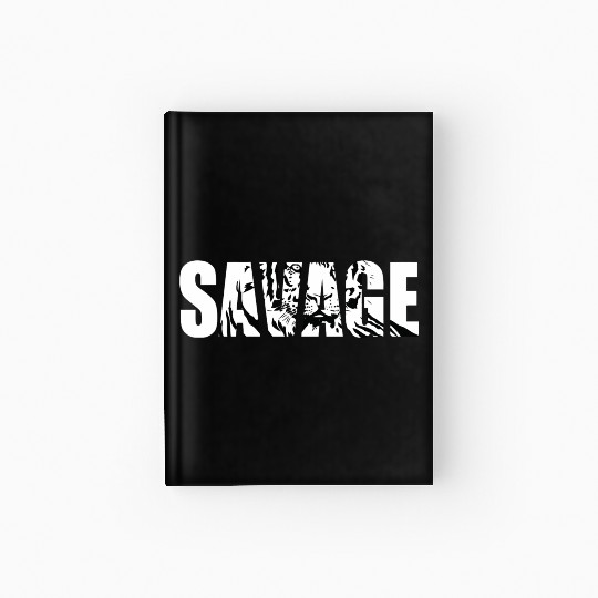Savage Beast Animal Work Out Weight Lifting Gym Hardcover Journal