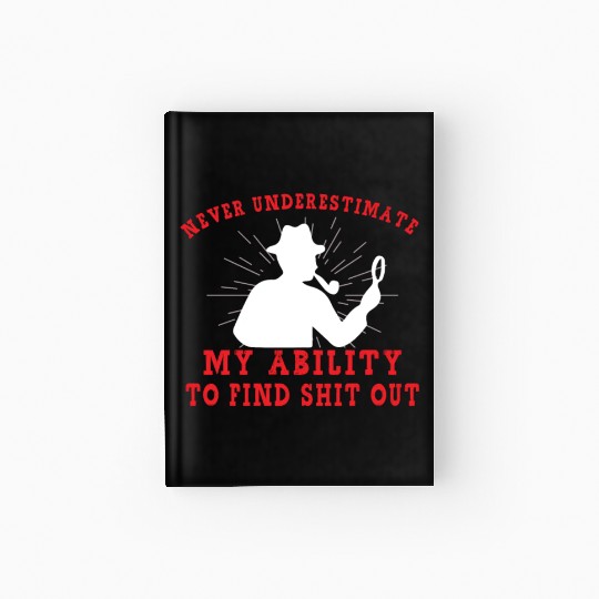 True Crime Murder Spy Crime Interest Gift Idea Hardcover Journal