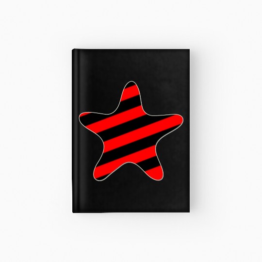 CUTE STARFISH NEON Hardcover Journal
