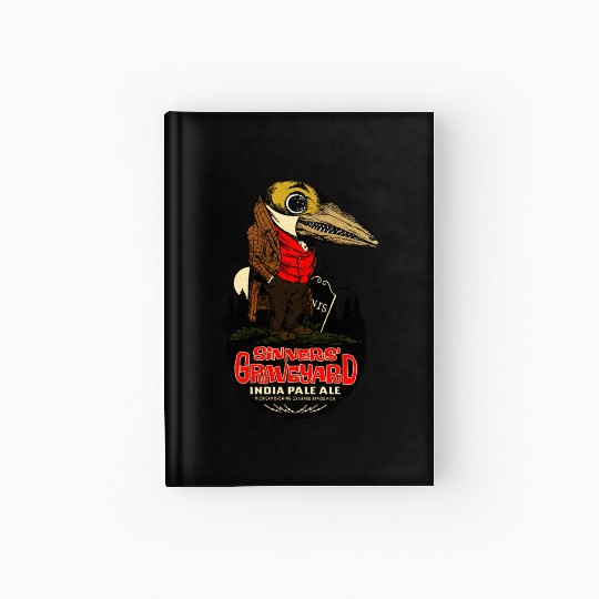 Vintage Scary Pale Ale Hardcover Journal