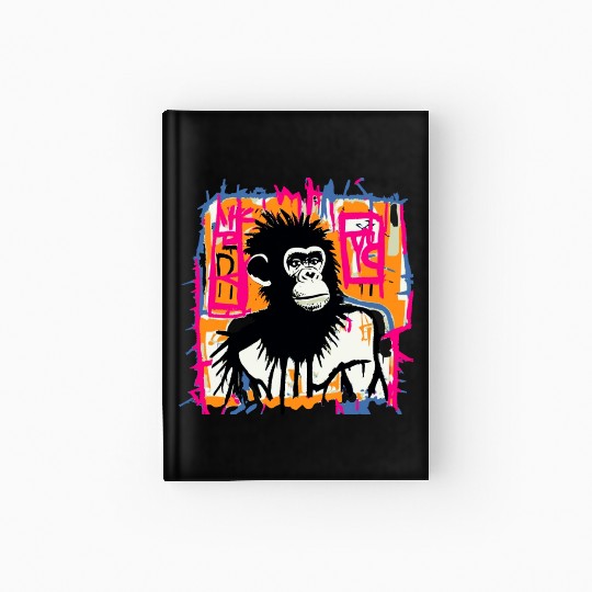 Rock and roll Ape Hardcover Journal