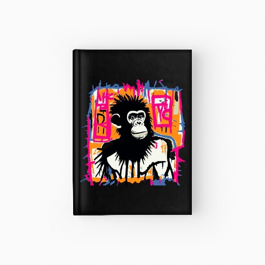 Rock and roll Ape Hardcover Journal