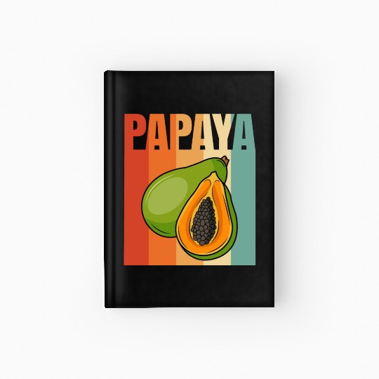 Retro Papaya Hardcover Journal