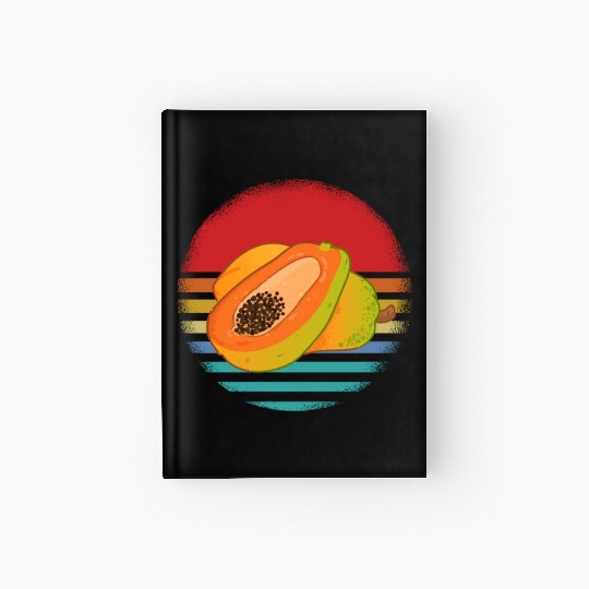 Retro Papaya Hardcover Journal