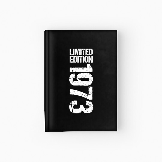 50 Years Vintage 1973 Retro 50th Birthday Hardcover Journal