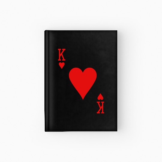 King Of Hearts Matching Couple Saint Valentine's D Hardcover Journal