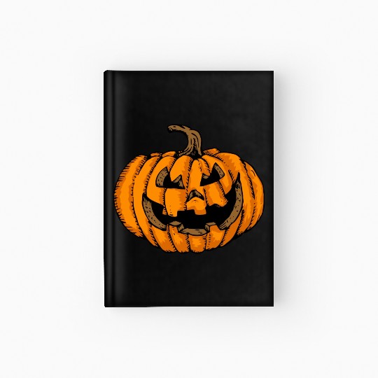 Pumpkin Halloween Hardcover Journal