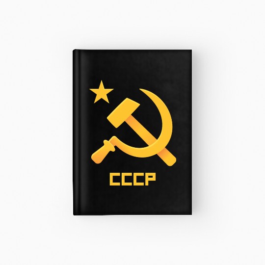 USSR Soviet Union Russia Hammer Sickel USSR Flag C Hardcover Journal