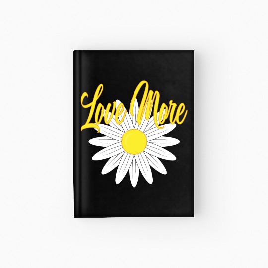 daisy flower Hardcover Journal