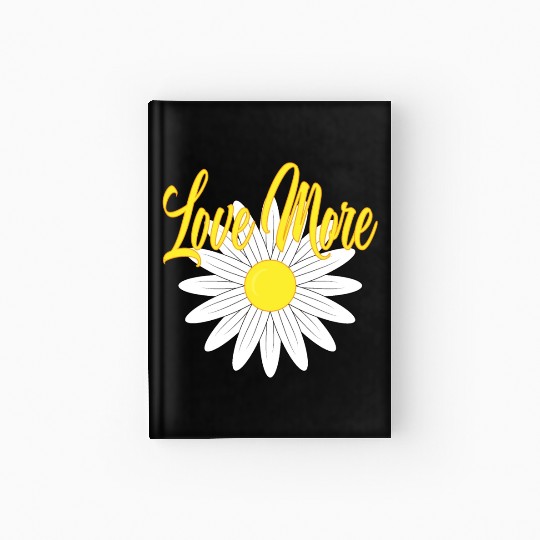 daisy flower Hardcover Journal