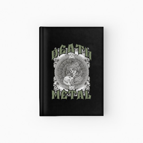 Goth Rock Satan Festivals Death Metal Hardcover Journal