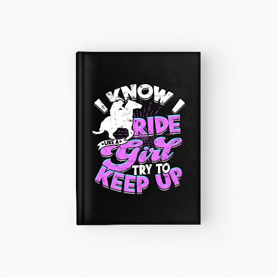 Horse Racing Equestrian Horseback Horse Racer Hardcover Journal